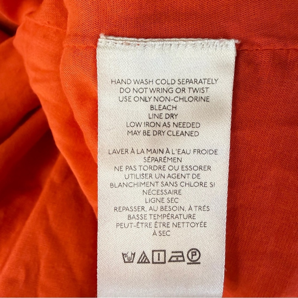 Anthropologie Maeve Mainely Lobster Wrap Dress red 23685 - Picture 9 of 11